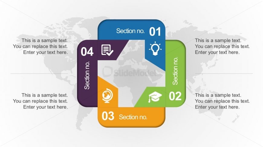 Colorful Cycle Process Diagram for PowerPoint