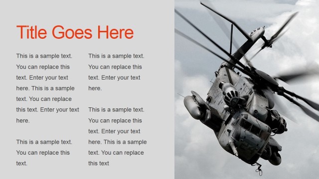 Military Chopper Background Two Tiles Slide