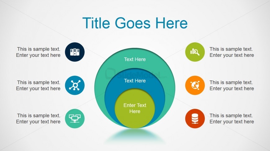 Onion Diagram with Clean Design for PowerPoint