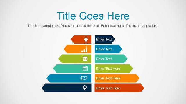 Creative Pyramid Diagram Graphic for PowerPoint
