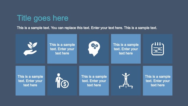 Six Segments Diagram for PowerPoint