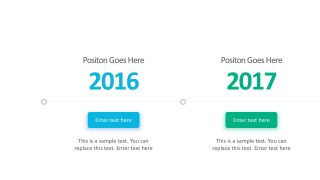 Flat Timeline PowerPoint Presentation Layout