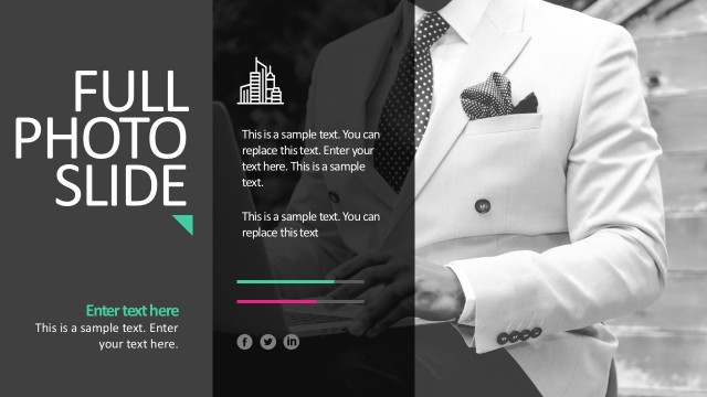 Full Photo Slide Template PowerPoint