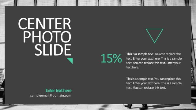 Center Photo Slider PowerPoint Vector Templates