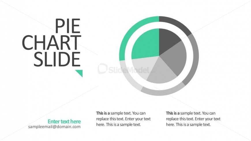 Flat Design Pie Chart Business Presentation Slides