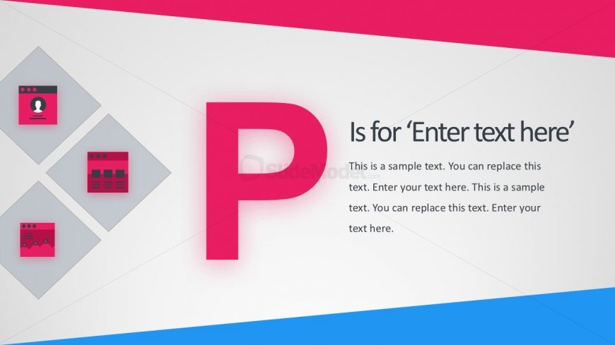 Alphabet Graphic Slides for Teachers