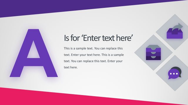 Alphabet Colorful Slides