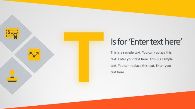 Alphabet Letter PowerPoint Shapes