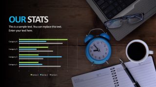 Company Statistics Chart PowerPoitn Template