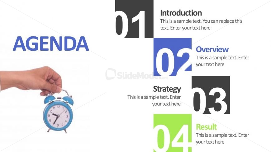 4 Step Business Process PowerPoint Template