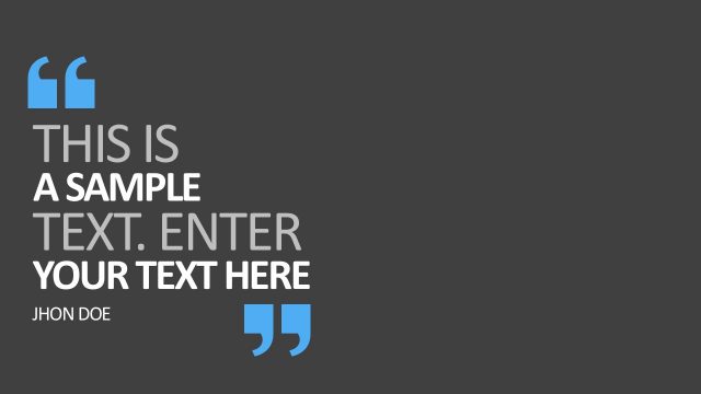 Editable Text Placeholders Presentation Templates