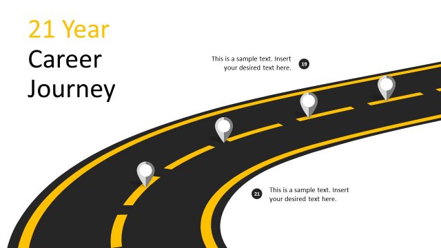 Roadmap Slide Template for Last 4 years