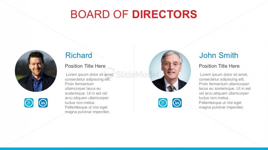 Supply Chain Company Directors PowerPoint Template