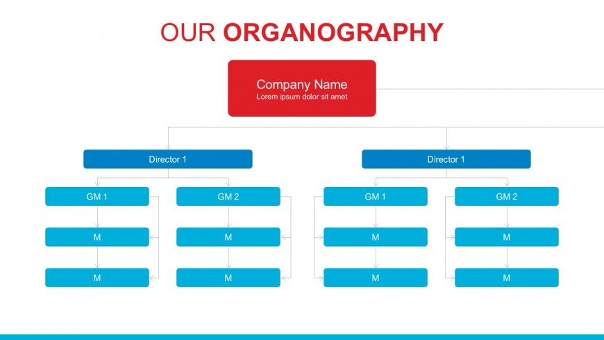 Company Departments And Hierarchy Template