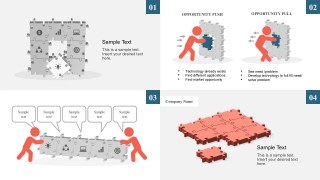 Missing Puzzle Metaphor Market Analysis Template