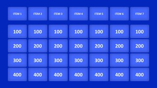 Game Show Question Slide Template