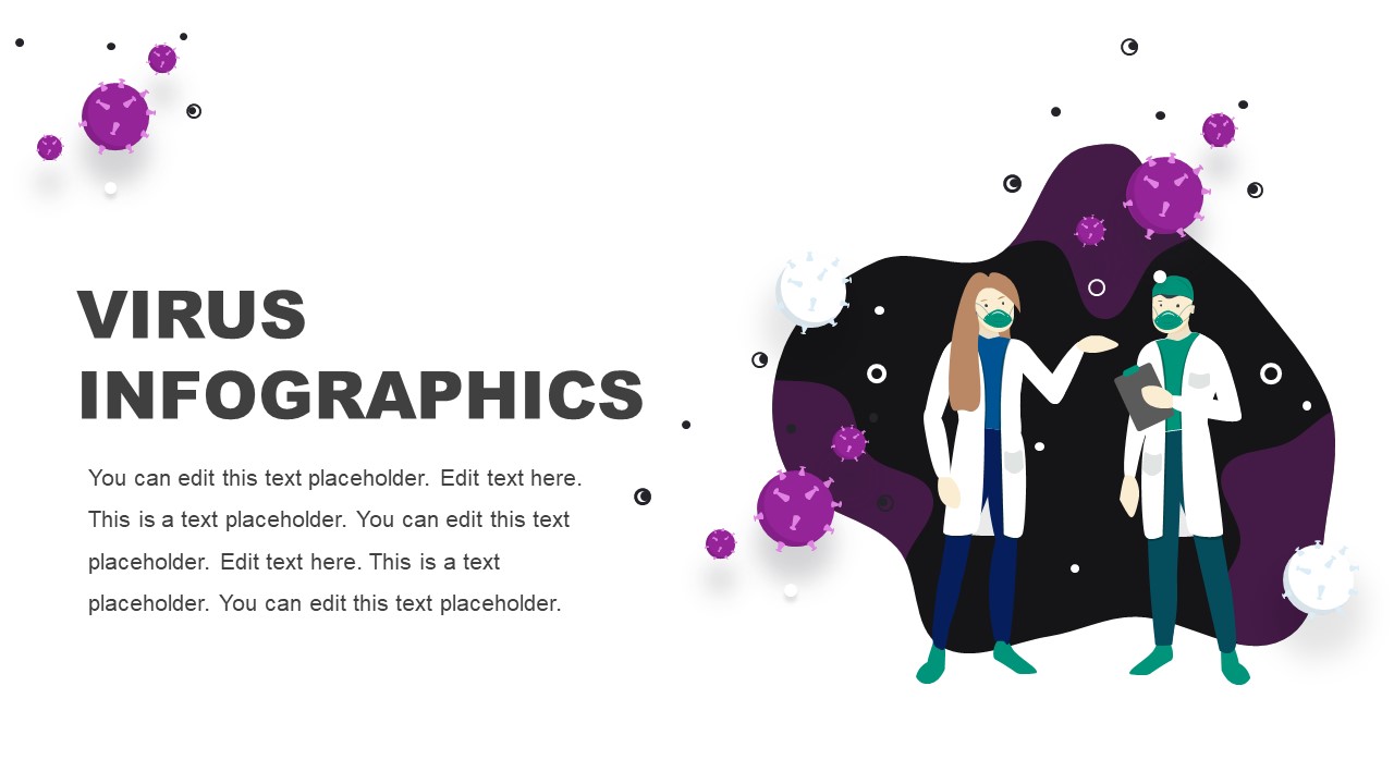 Slides of Virus Infographics PPT