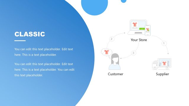 Classic Buisness Model Illustration Slide