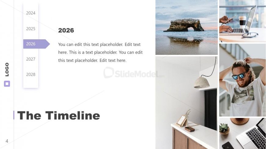 PowerPoint Excellence Timeline Diagram