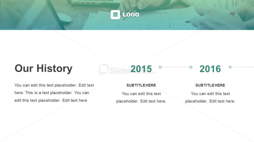 Business Profile Timeline Template 