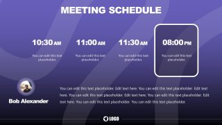 PPT Team Meeting Template Planner