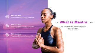 Graphics of Yoga Pose Mantra 