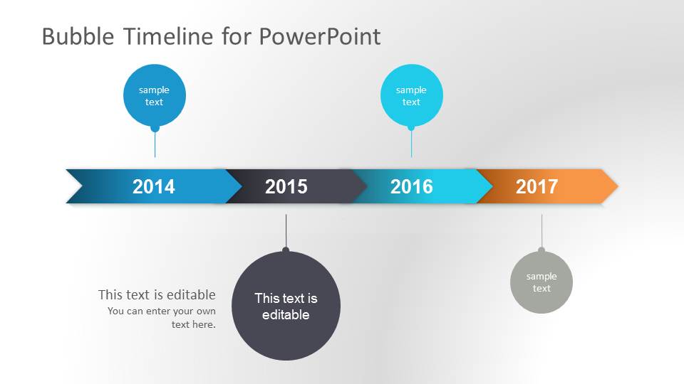 Bubble Timeline Powerpoint Template Slidemodel