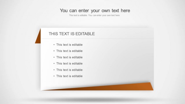 Simple text table for PowerPoint