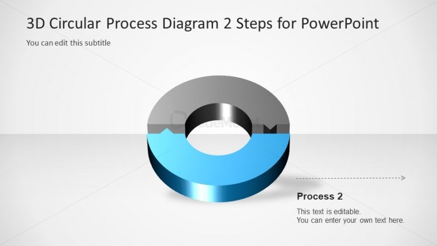 Presentation Design 2 Steps Chevron Cycle