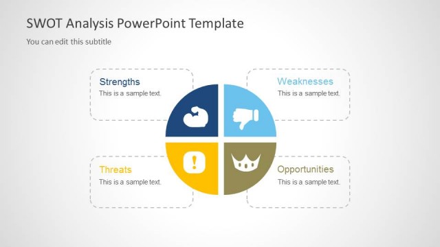 Creative SWOT PowerPoint Template
