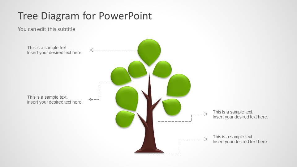 6029 01 tree diagram template 2 SlideModel