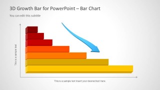3D Growth Bar Chart for PowerPoint - SlideModel