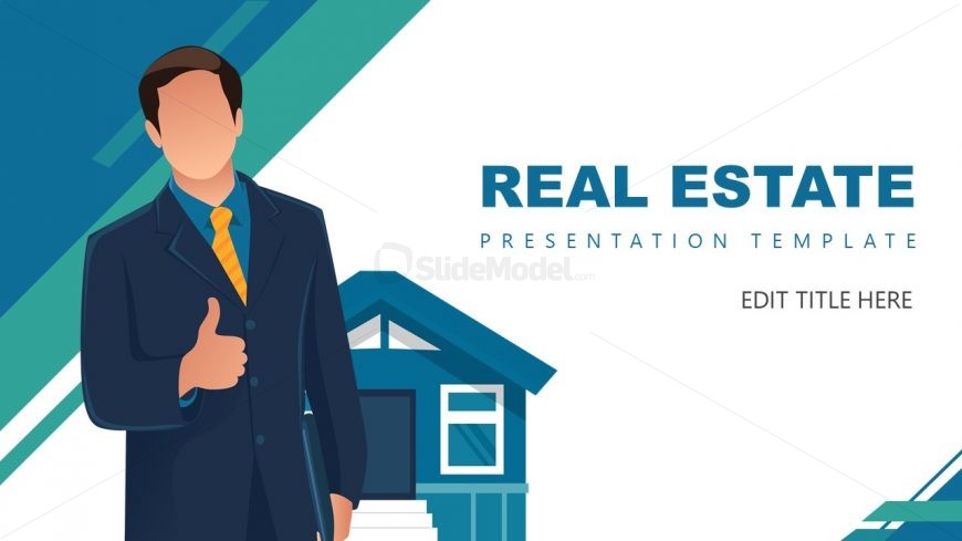 Presentation of House Background Real Estate
