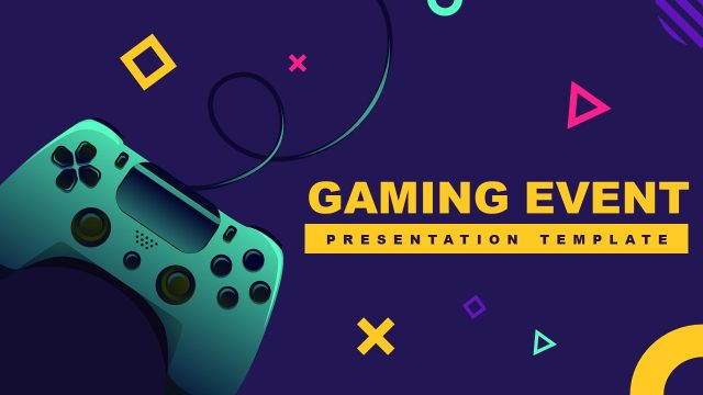 Gaming Event Presentation Template for PowerPoint
