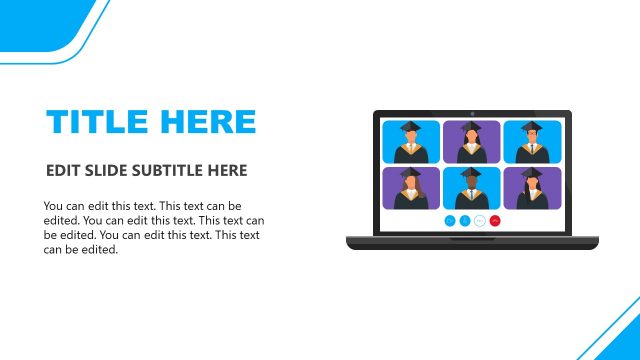 Conference Call Session for Graduation Ceremony Template