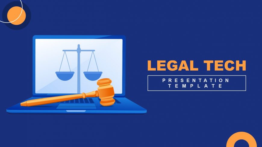 Balance Scale Law Symbol Legal Tech Template