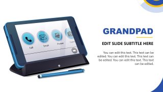 PPT Template Slide for Grandpad