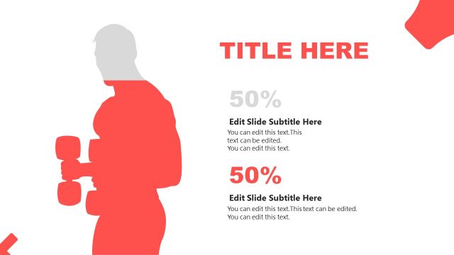 CrossFit Business PPT Dumbbells’ Illustration