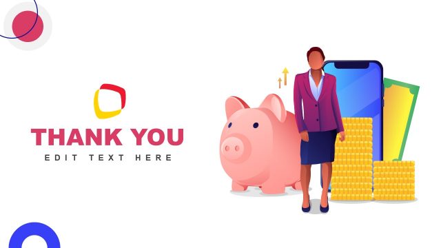 Ending Slide of FinTech PowerPoint Template