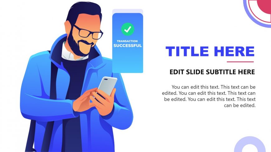 PowerPoint Online Payments Transfer Illustration
