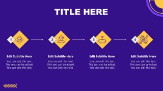 Virtual Reality Infographics Process Diagram Template 