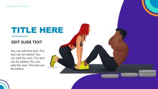 PPT Gym Business Sit Ups Exercise 