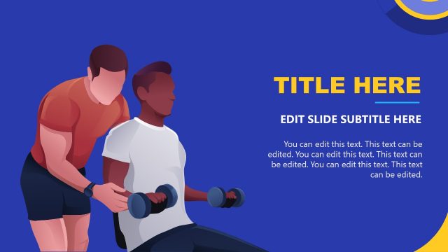 Male Coach and Trainee PowerPoint