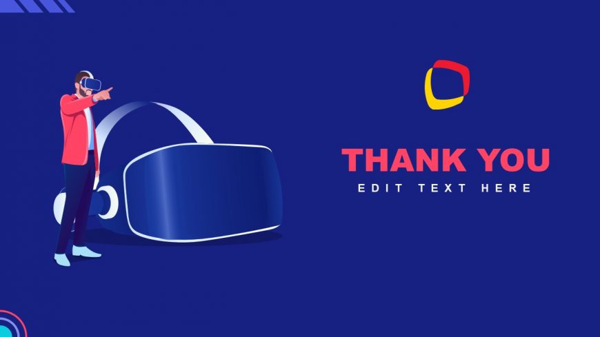 PowerPoint Extended Reality Thank You Slide