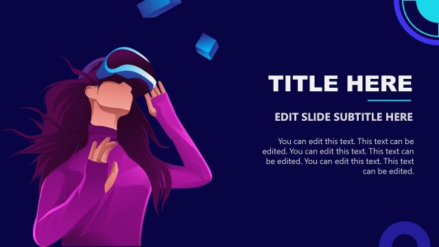 Futuristic Metaverse PowerPoint Slide