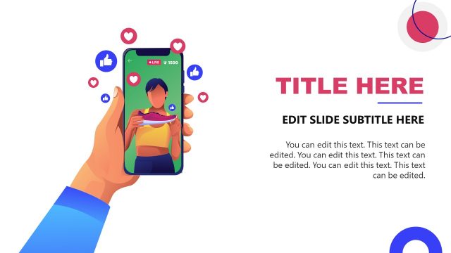 Editable Live Shopping Template for PowerPoint