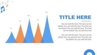 PowerPoint Music Band Data Chart Presentation 