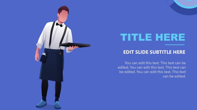 Manpower Slide For Restaurant Business Template