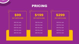 Pricing Plan Slide for Beauty Salon