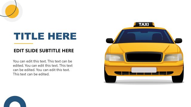 Slide with Car Infographic